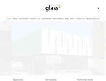 Tablet Screenshot of glass2.com